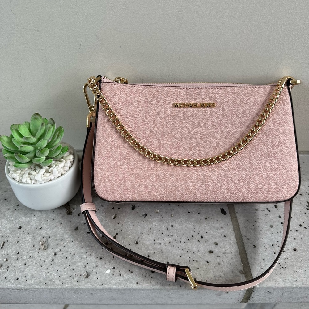 NWT MICHAEL KORS Saffiano Leather Crossbody Bag